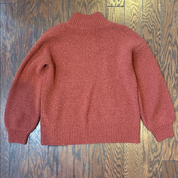 Goodthreads Maroon Ribbed Sweater - Picture 2 of 3